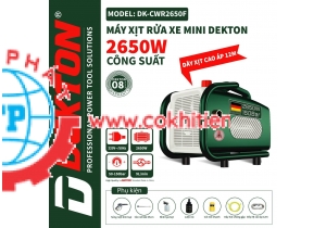 Máy Rửa Xe 2650W Dekton DK-CWR2650F