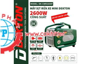 Máy Rửa Xe 2600W Dekton DK-CWR2600F