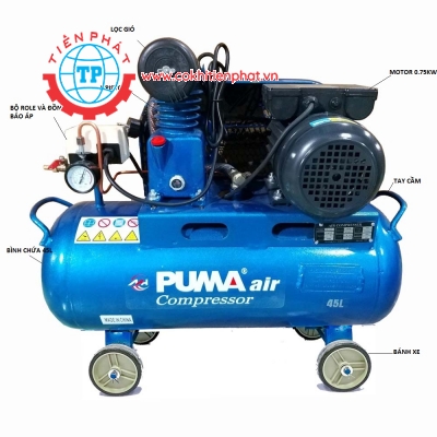 Máy nén khí dây đai PUMA 45L -1/4HP