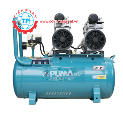 Máy nén khí không dầu PUMA 50L -2 đầu nén