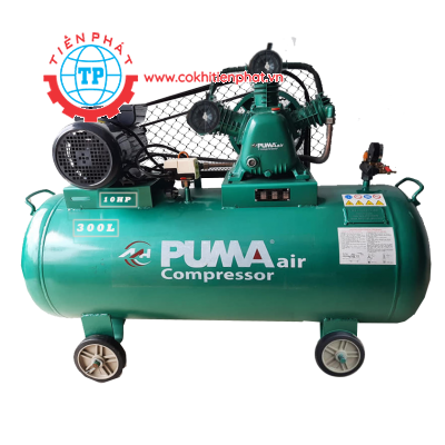 Máy nén khí dây đai Puma 300L-380V (Loại áp 12kg)